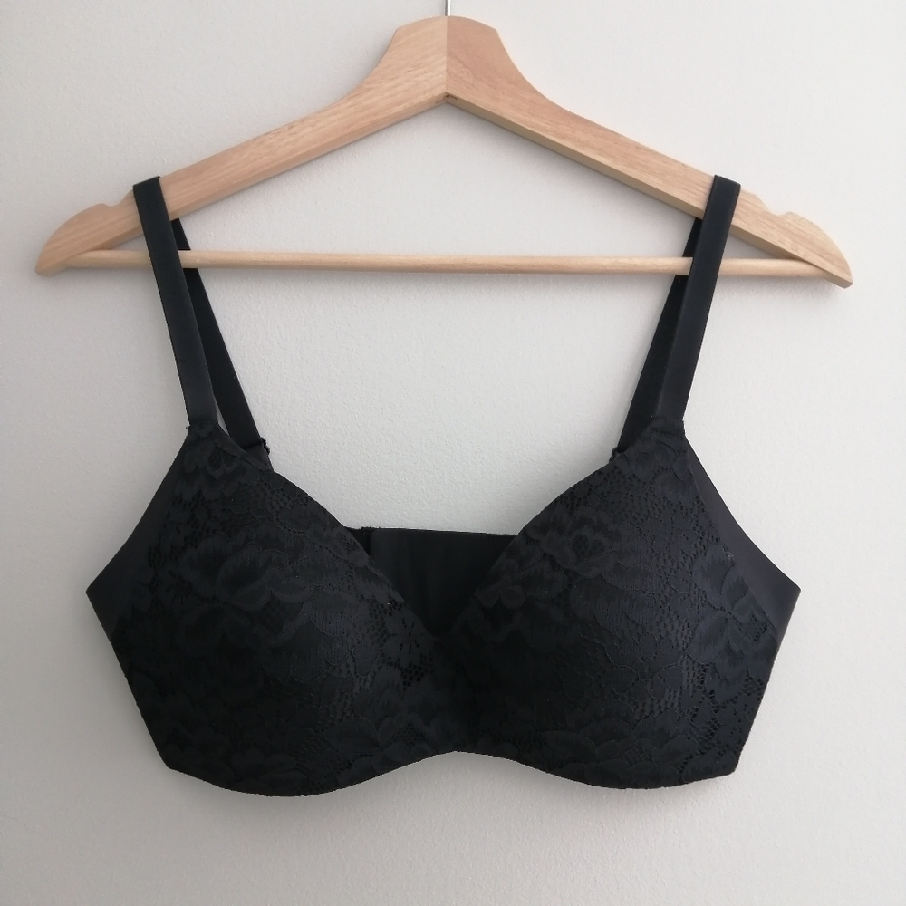 Knix Lace WingWoman Contour Bra In Black Knix 2 (Fits 36A)